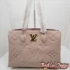 Blush Pink Embossed Tote (AAG)