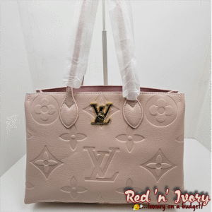 Blush Pink Embossed Tote (AAG)