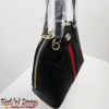 Designer-Inspired Black Dome Satchel (AAI)