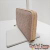 Blush Pink Embossed Zip Wallet (AAX)