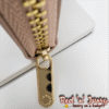 Blush Pink Embossed Zip Wallet (AAX)