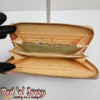 Blush Pink Embossed Zip Wallet (AAX)