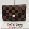 Compact Wallet with Pink Interior (AAZ)