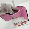 Compact Wallet with Pink Interior (AAZ)