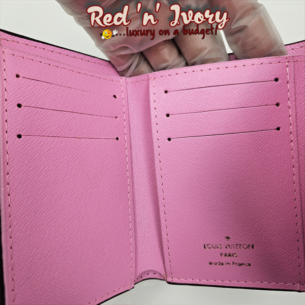 Compact Wallet with Pink Interior (AAZ)
