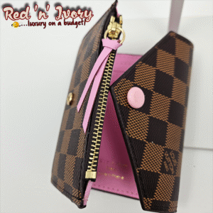 Compact Wallet with Pink Interior (AAZ)