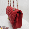 Classic Red Quilted Flap Bag (CAE)