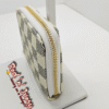 White & Grey Check Mini Wallet (CAI)