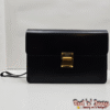 Men's Black Leather Clutch