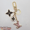 Pink & Gold Charm Keychain (FAI)